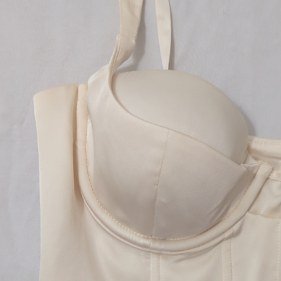 Oh Polly Bustier Bra Top, Color Cream, Size 6 - Picture 5 of 15